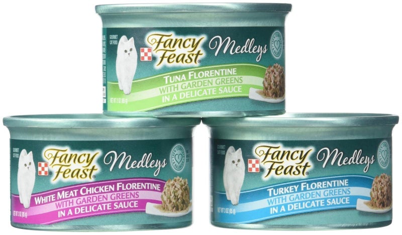 Fancy Feast Purina Medleys Cat Food Variety Pack - Florentine Collection - 3 Oz, 18 Case - Image 1