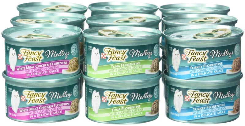 Fancy Feast Purina Medleys Cat Food Variety Pack - Florentine Collection - 3 Oz, 18 Case - Image 2