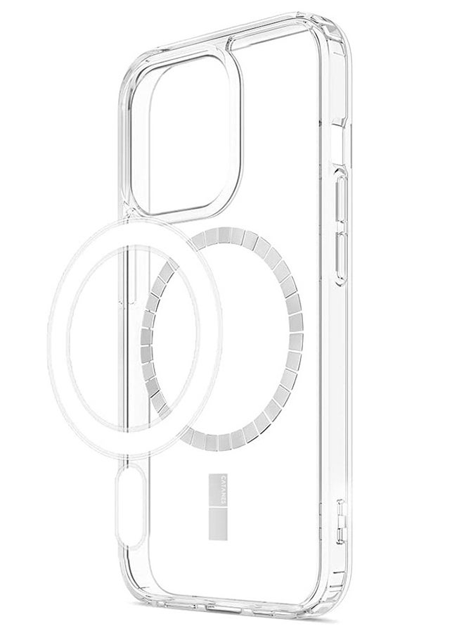 CATANES - 5 Packs For iPhone 15 Pro Max Case and 2 Screen Protectors and 2 Camera Lens Protectors Transparent Case MagSafe Compatible with Built-in Materials Ultra Durable with Military Grade Drop Protection - Image 1