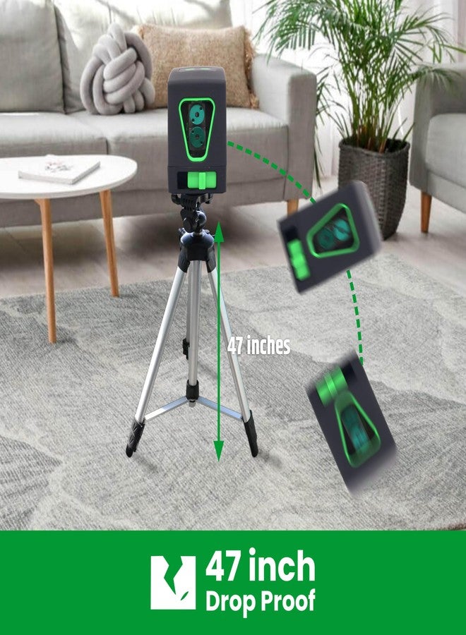 TOMAHAWK® 2 Line Laser Cross Line Leveller TLL-GLC-02 | Self- Leveling Green Laser Level | 25m Working Distance | 3mm Precision | IP54 Dustproof | Magnetic Bracket & Remote Control | Indoor Usage - Image 5