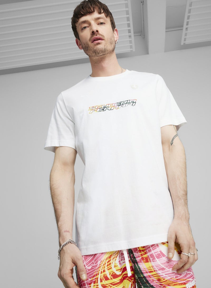 بوما تيشرت Scuderia Ferrari Race CREW Motorsport للرجال - Image 1