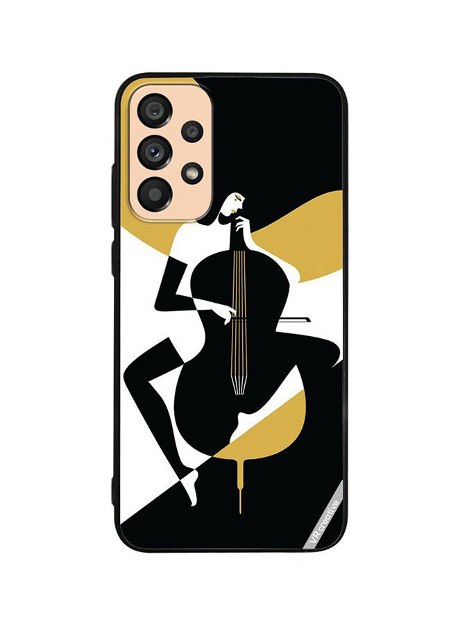 VR CREATIVE Protective Case Cover For Samsung Galaxy A72 Girl With Instrument Design Multicolour - Image 1
