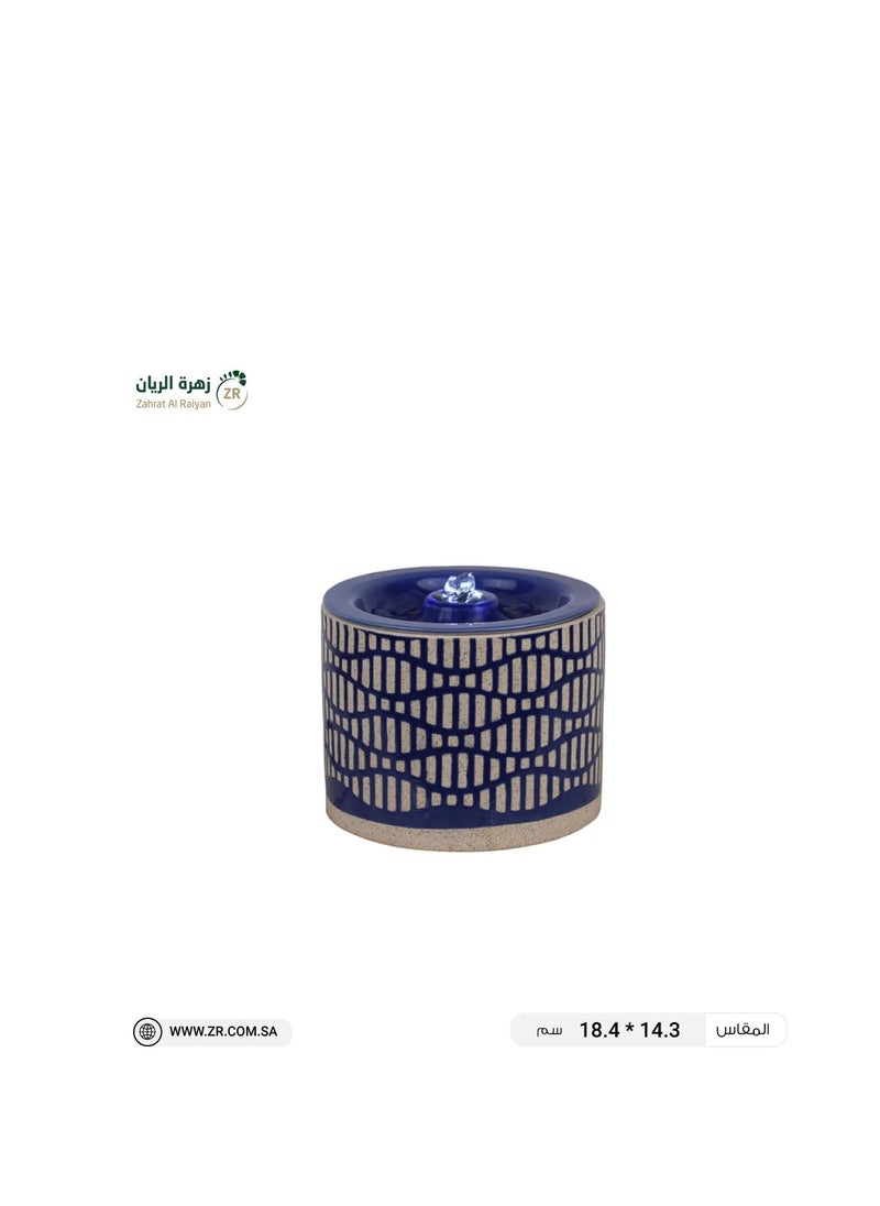 Zahrat Al Raiyan Corrugated Ceramic Desk Fountain 