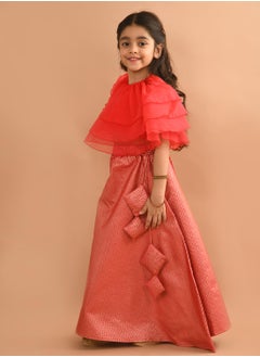 LILPICKS Frilled Lehenga Choli Set  - Image 3