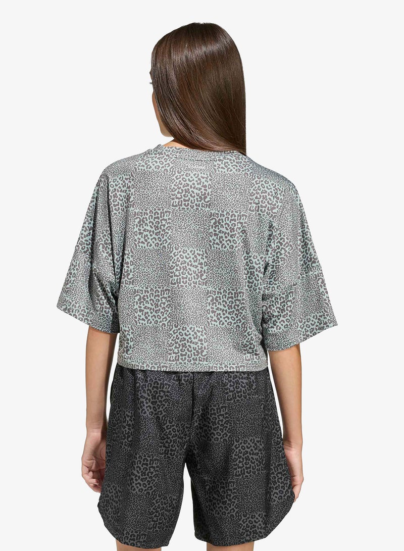 Adidas Youth Future Icons All Over Printed T-Shirt - Image 2