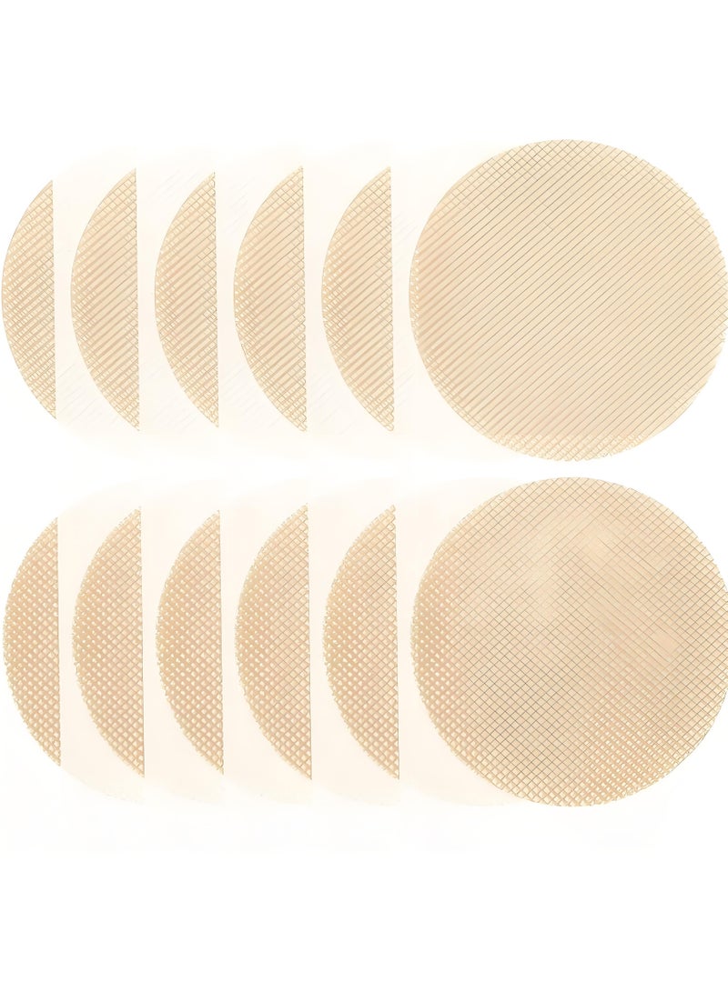 Lee Yon 50-Pair Nipple Cover for Men Self Adhesive Baby Nipple Protectorm Disposable Nipple Pasty Stickers for Sports Shopping, 34 mm - Image 1