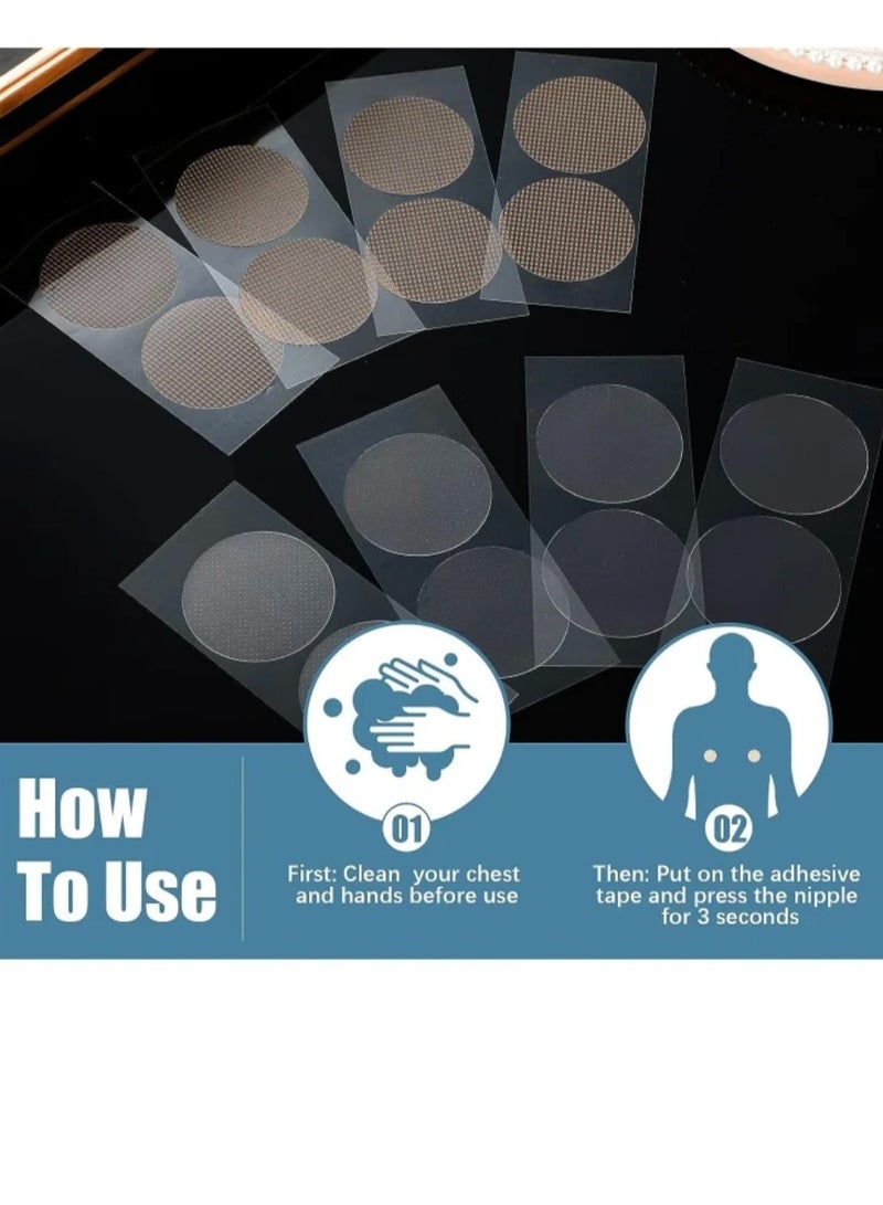 Lee Yon 50-Pair Nipple Cover for Men Self Adhesive Baby Nipple Protectorm Disposable Nipple Pasty Stickers for Sports Shopping, 34 mm - Image 5