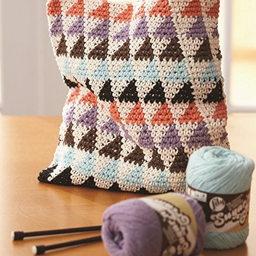 Lily Sugar'n Cream Cotton Cone Yarn, 14 oz, Black , 1 Cone - Image 5