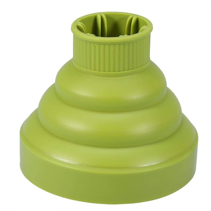 woobles 5 Colors Hair Blower Diffuser, 5.4 * 4.5inch Universal Stretch Hairdryer Cover for 4~5cm Nozzle Diameter of the Hair Dryer, Beauty Salon Styling Hairdressing Tool Attachment(Green) - Image 4