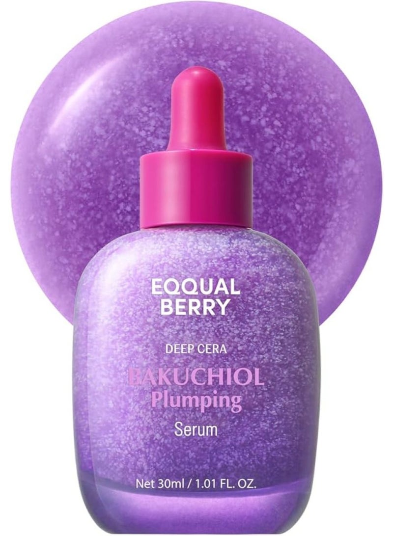 Equalberry Bakuchiol Plumping Serum – Minimizes Pores & Wrinkles | Retinol Alternative
