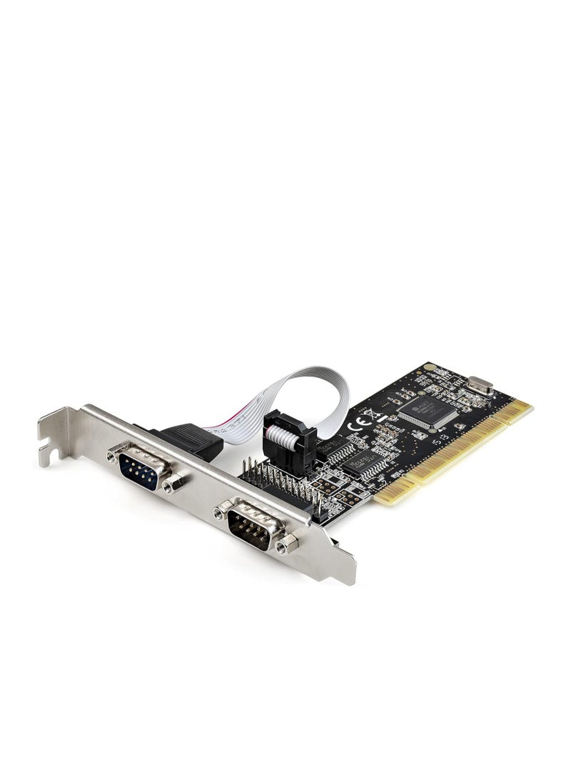 Generic PCI Serial Parallel Combo Card with Dual Serial RS232 Ports (DB9) and 1 x Parallel LPT Port (DB25) - PCI Combo Adapter Card - PCI Expansion Card Controller - PCI to Printer Card (PCI2S1P2)  - Image 1