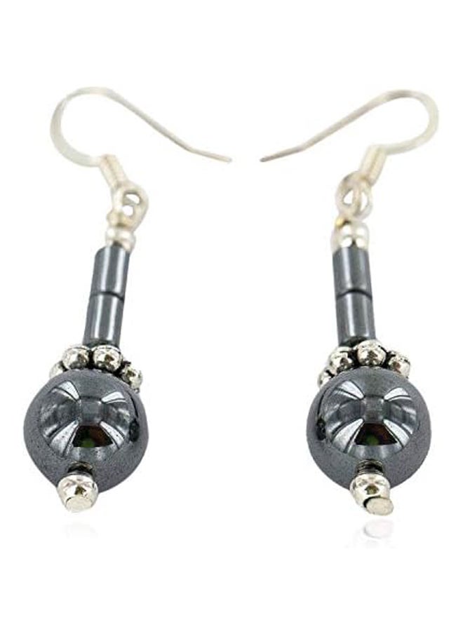 Generic Certified Silver Hooks Natural Native American Dangle Earrings  - Image 2