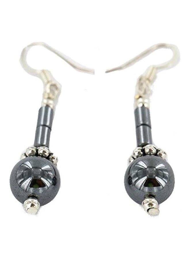Generic Certified Silver Hooks Natural Native American Dangle Earrings  - Image 3