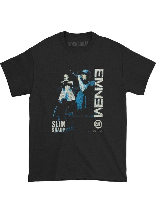 Eminem Men's Detroit Slim Fit T-Shirt Large Black - Image 2