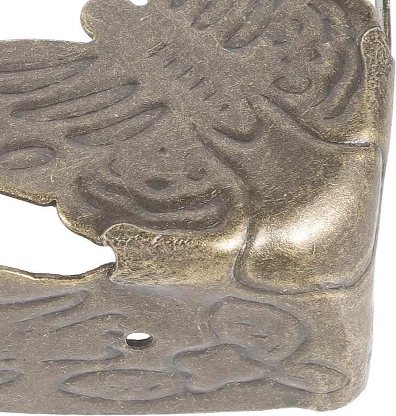 Vintage Insect Pattern Metal Corner Protectors 25Pcs Antique Furniture Edge Guards - Image 3
