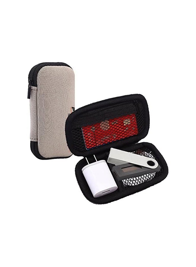 PYLCO SMART PYLCOSMART Case Wallet, Travel Tech Cord Organizer Small Soft Pouch Bag, Mini Portable USB Charging Cables Accessories Storage Pouch Bag - Image 1