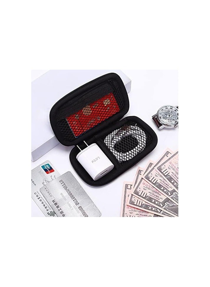 PYLCO SMART PYLCOSMART Case Wallet, Travel Tech Cord Organizer Small Soft Pouch Bag, Mini Portable USB Charging Cables Accessories Storage Pouch Bag - Image 2