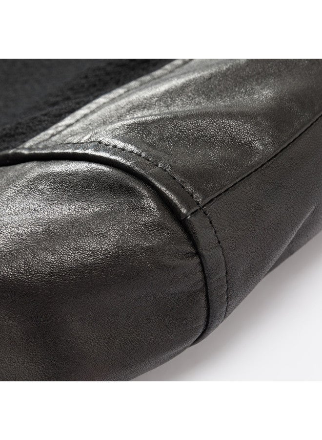 Fapai Autumn/winter Men's Lapel Trend Patchwork Casual Commuting Genuine Leather Jacket - Image 5