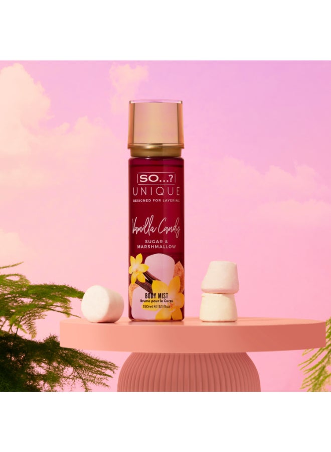 So..? So...? Unique Vanilla Candy Body Mist - Delightful Perfume for Women - Sweet, Fruity Vanilla Perfume with Peach and Rose - Gifts for Women - 5.1 oz - Image 2
