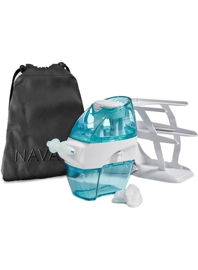 Navage Nasal Care Deluxe Bundle: Naväge Nose Cleaner, 48 SaltPod Capsules, Countertop Caddy, and Travel Case - Image 1