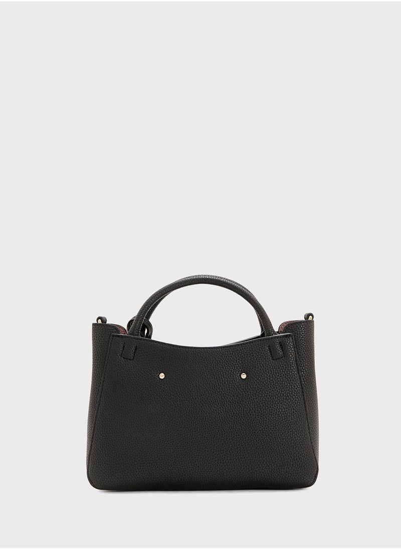 GUESS Brenton Small Girlfriend Satchel Bag  - Image 2