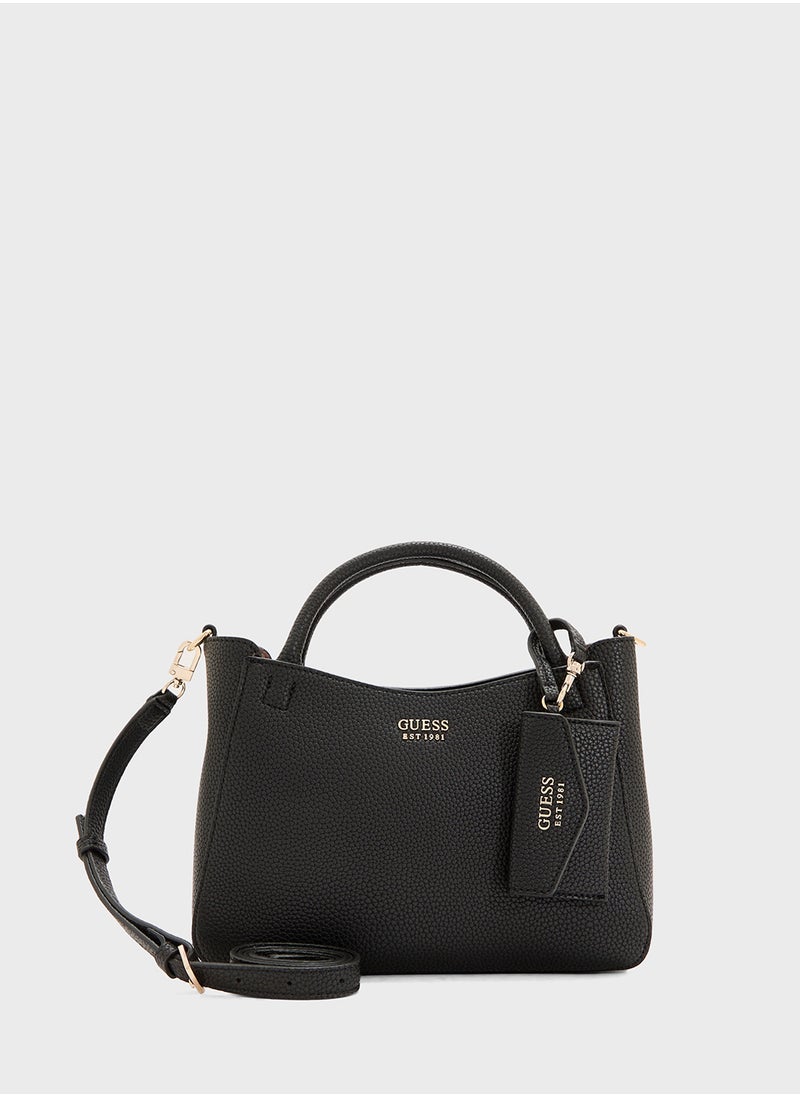 GUESS Brenton Small Girlfriend Satchel Bag  - Image 1