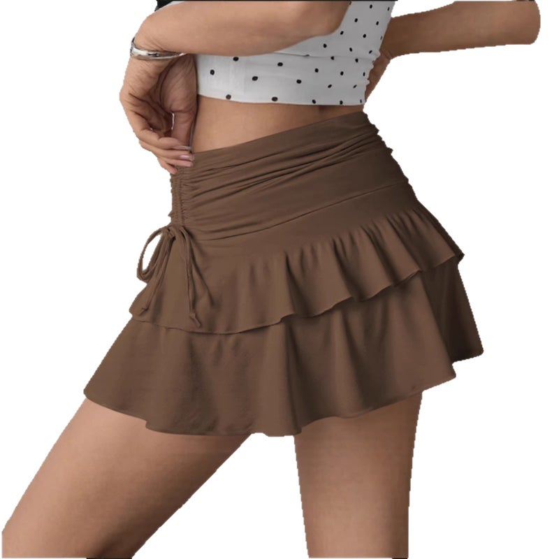 تنورة نسائية متعددة الطبقات مع رباط شد - Image 5