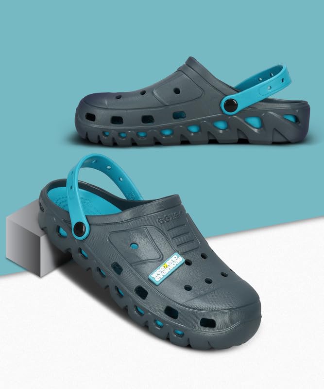 PARAGON Eeken EVK10916G Stylish Clogs for Men | Durable, Lightweight and Comfortable | Easy Wear Slip On with Rubberised Sole for Better Grip | Easy Washable - Image 2