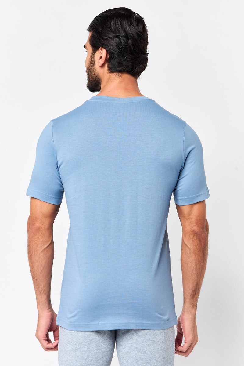 PUMA Men Sportswear Fit Short Sleeve Outdoor T-Shirt, Slate Blue - Image 4