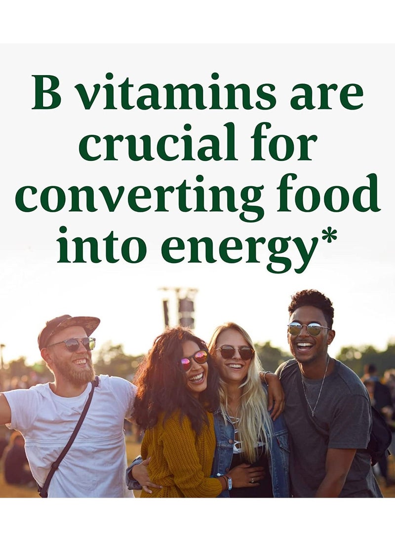 MegaFood - MegaFood Balanced B Complex - B Complex Vitamin That Helps Support Cellular Energy with Vitamins B1, B2, B3, B5, B6, B7, B9, B12 - Vegan, Kosher, and Non GMO - Made Without 9 Food Allergens - 90 Tabs - Image 1