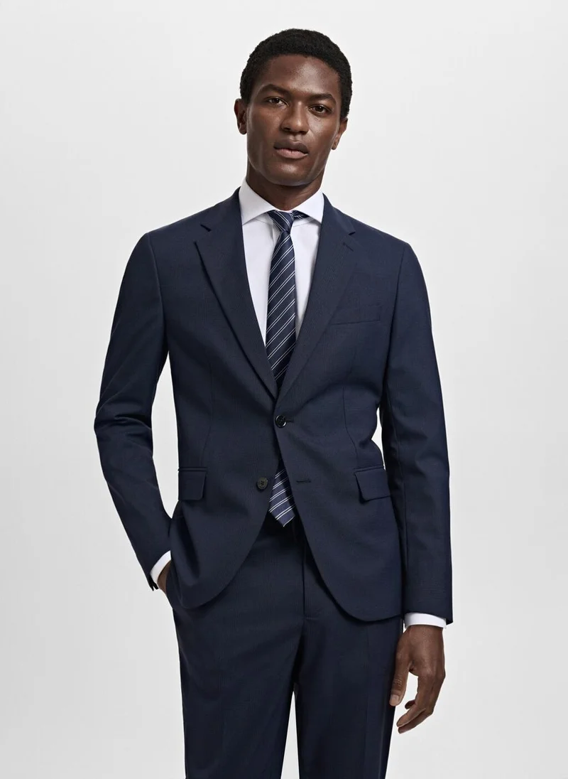 Mango Man Milan Slim-Fit Suit Blazer