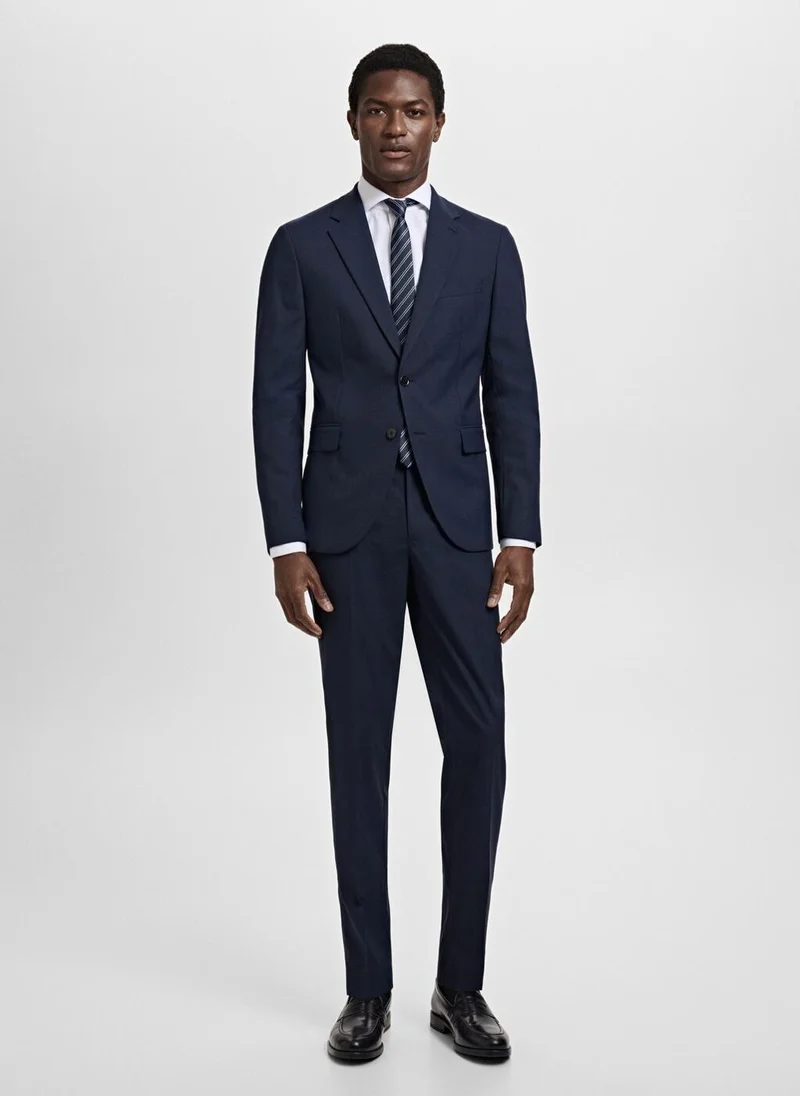 Mango Man Milan Slim-Fit Suit Blazer