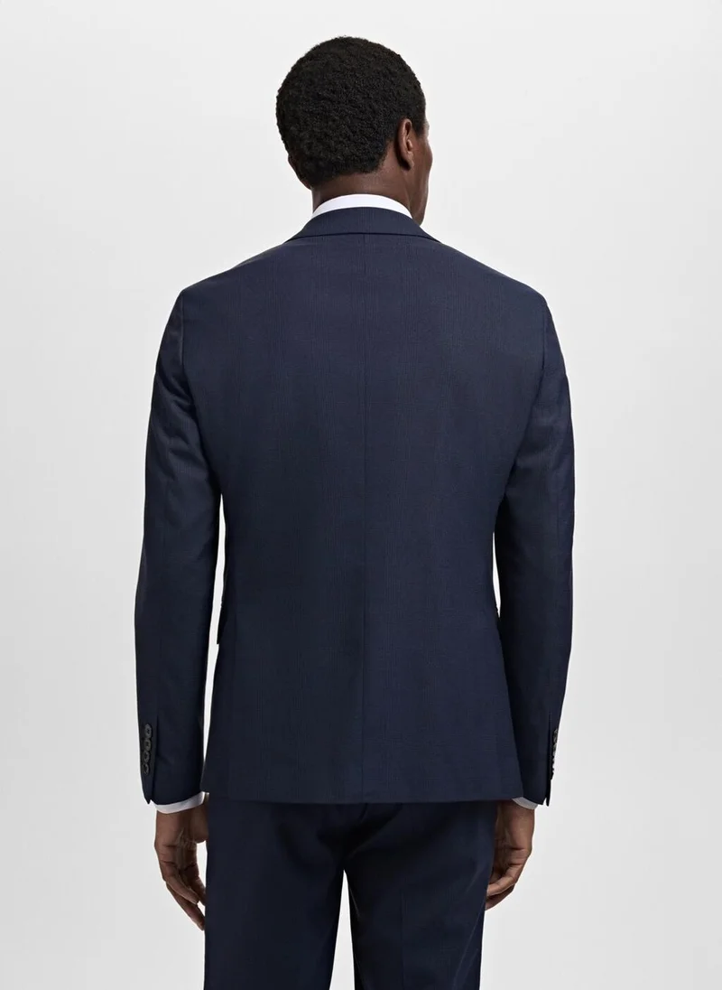 Mango Man Milan Slim-Fit Suit Blazer