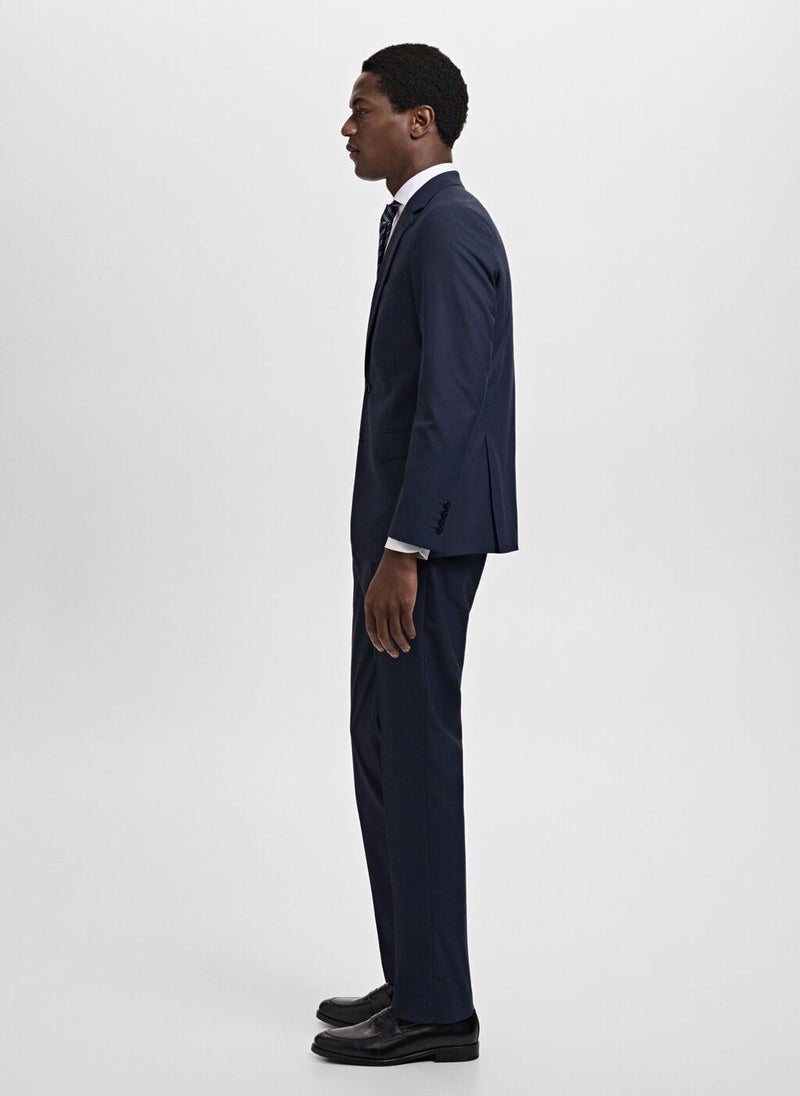 Mango Man Milan Slim-Fit Suit Blazer  - Image 3