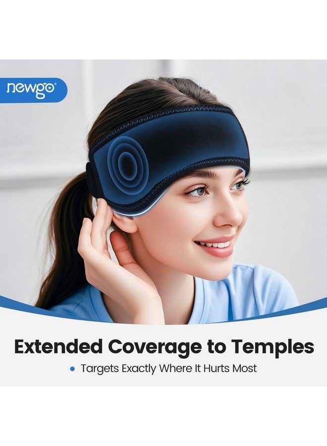 NEWGO Headache Ice Pack Head Wrap for Migraines, FSA or HSA Eligible Cold Pack Head Ice Therapy Wrap for Headache Relief, Tension, Sinus Pain, Chemo, Head Injuries - Image 2