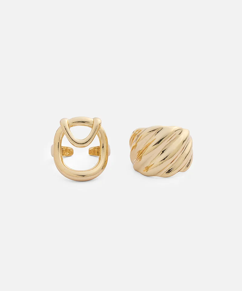 Ipekyol  Pack of Two Rings for Women | Best Price UAE