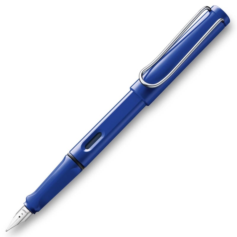 LAMY قلم لامي سافاري - تصميم أنيق أقلام رائعة، أفضل الأقلام للكتابة السلسة، التدوين، والخط - قلم أزرق بسن متوسط - Image 3