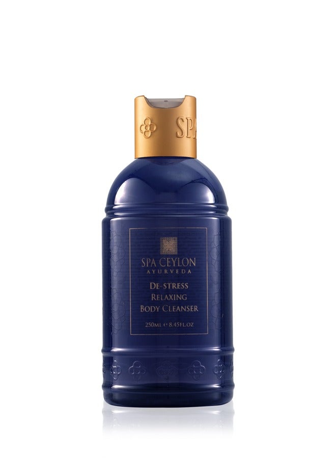 SPA CEYLON De-Stress Relaxing Body Cleanser | Shower Gel | Body Wash | Sulphate Free Cleanser | 250ml