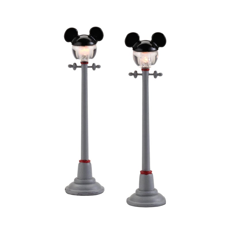 Department 56 Zinc alloy, Plastic, Disney Village Mickey Street Lights General Accessory, 4.375 inch - Image 4