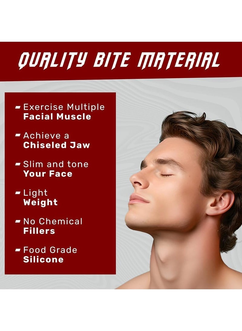 Generic Jaw Exerciser for Men & Women-3 Resistance Levels Jawline Exerciser For Beginner  - Image 3