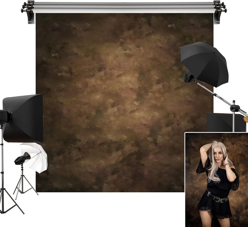 Kate 10x10ft/3x3m Brown Abstract Texture Photography Backdrop - Image 1