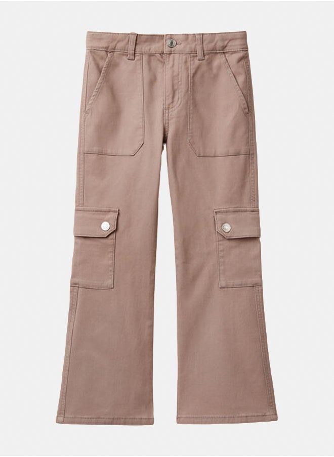 Benetton Flared Cargo Pants  - Image 1