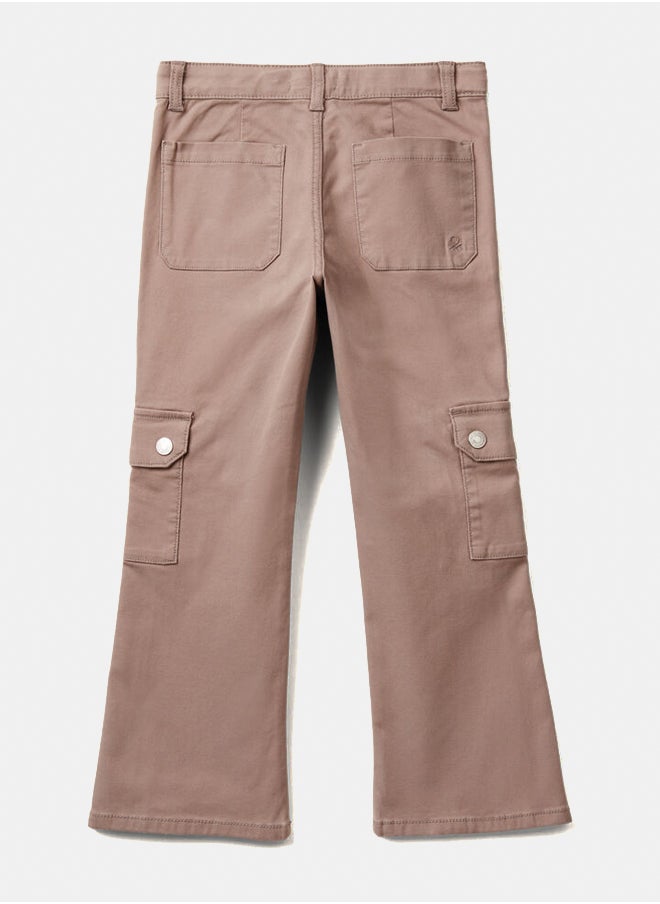Benetton Flared Cargo Pants  - Image 2
