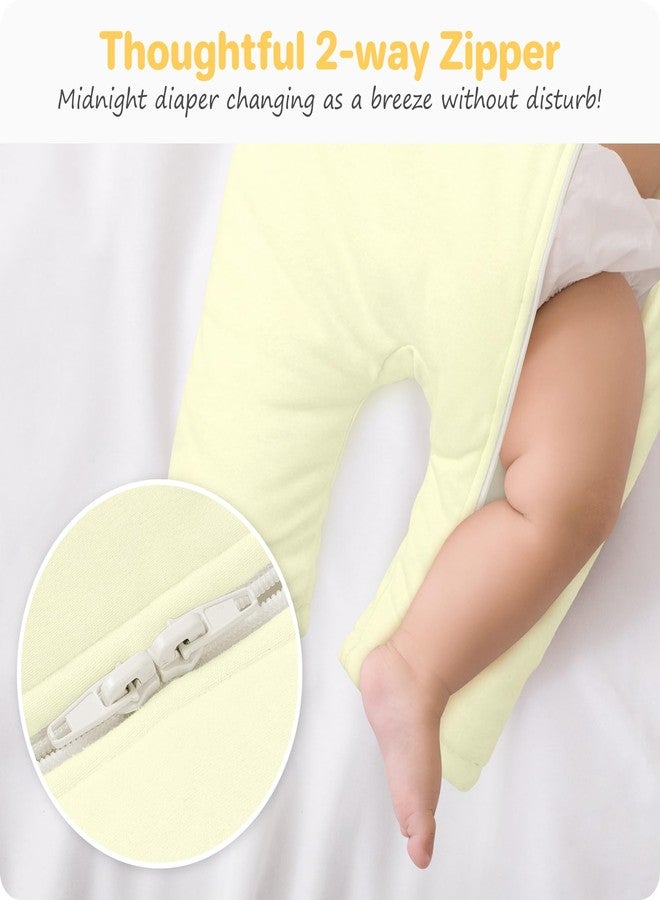 Knirose Baby Sleep Sack with Legs Winter 0-6 Months 2.5 Tog, Ultra Soft Cotton Wearable Blanket Sleeping Bag Sack Easy Diaper Changing, Transitional Sleep Bags Unisex Newborn Infant Babies Toddlers Girls Boys - Image 3