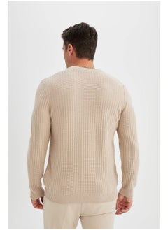 DeFacto Man Tricot Standart Fit Crew Neck Long Sleeve Pullover  - Image 4