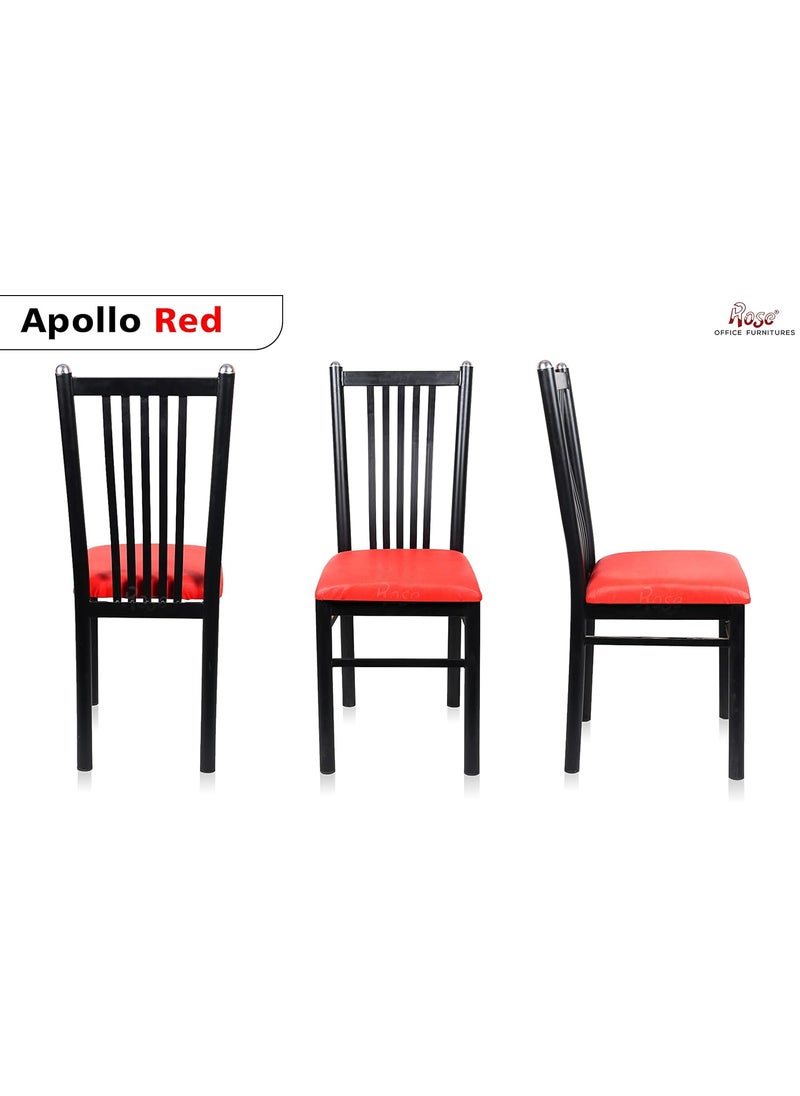 Rose ROSE Apollo 1Years Warranty Included Dining Chair Padded Seat Kitchen Dining Room Furniture Red  - Image 3
