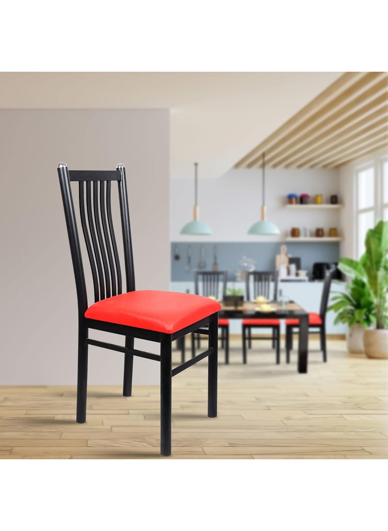 Rose ROSE Apollo 1Years Warranty Included Dining Chair Padded Seat Kitchen Dining Room Furniture Red  - Image 1