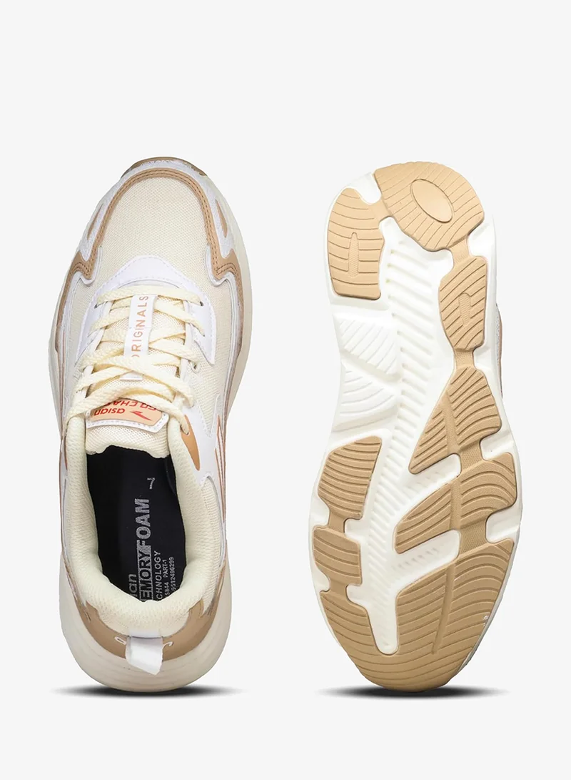 Asian  Lightweight Cream Beige Sports Shoes for Men and Boys for Men | Best Price UAE