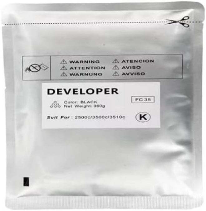 1 PCS FC35 Developer Powder Compatible with E- 2500c 3500c 3510c 360g Per Bag(Y)