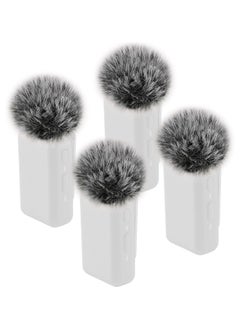 General 4 PCS DJI MIC Wireless Lavalier Microphone for Windshield/Pop Filter - Furry microphone cover for wind and ambient noise reduction  - Image 1